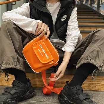 

Brand Originality Design New Simple Mini Satchel For Lovers Mobile Phone Bag For Hot Cool Wide Shoulder Belt Cross Satchel