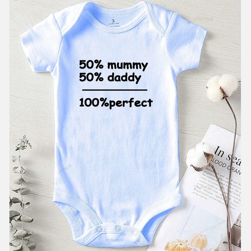 Baby Bodysuits Fur Bodysuit for Babies Newborn Baby Winter Clothes Mummy Daddy Perfect Cotton Infant Girls Fall Costume Children Jumpsuits Boy vintage Baby Bodysuits