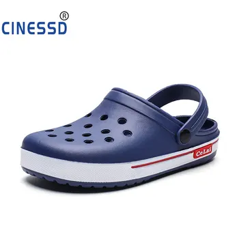 

New Summer Breather Shoes Men Sandals Beach Size 40-45 Slippers Clogs Male Sneaker Clogs Man Zuecos Sandalias Zapatos Hombre