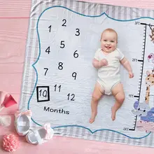 Детское покрывало для фото буквенно-цифровой узор фотографии реквизит фон одеяло игровой коврик фон ткань скандинавский стиль детские подарки