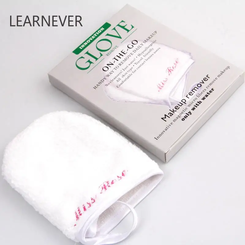 

1 Pcs Facial Cloth Towel Makeup Remover Beauty Reusable Face Towels Cleaning Glove Face Washing Make Up Tool