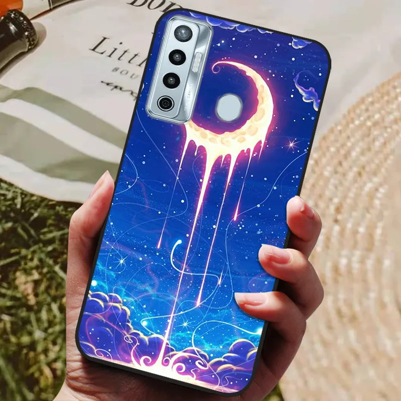 Marble Wolf Bumper Soft TPU Silicone Phone Case Cover
