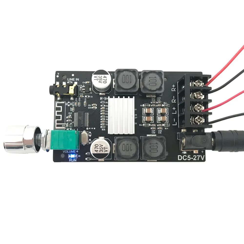 HIFI Bluetooth аудио стереомодуль BLE 5,0 TPA3116 AUX модуль цифрового усилителя 50 Вт усилитель для громкоговорителя с фильтром