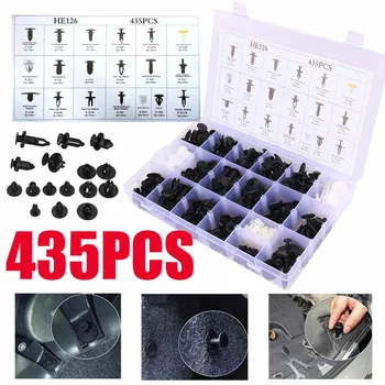 

435pcs Mixed Fastener Car Door Bumper Fender Rivet Retainer Clips