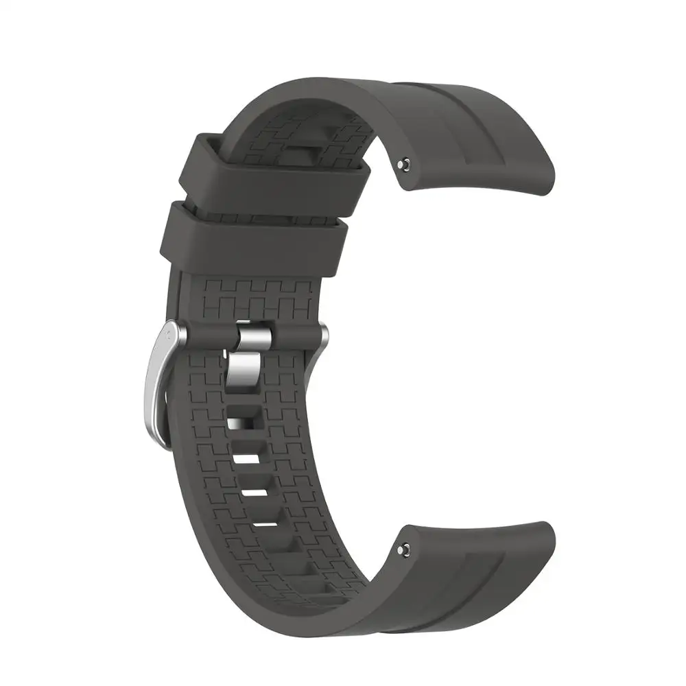Мягкие силиконовые полосы для huawei Watch GT2 46 мм Смарт-часы 22 мм регулируемый спортивный ремешок для GT 2 петли сменный Браслет