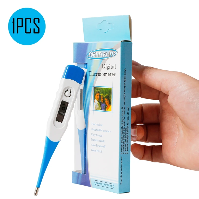 

1Pcs Household Soft Head Thermometer Household Products Measure Temperature Portable Handheld Electronic Infrared Thermometer