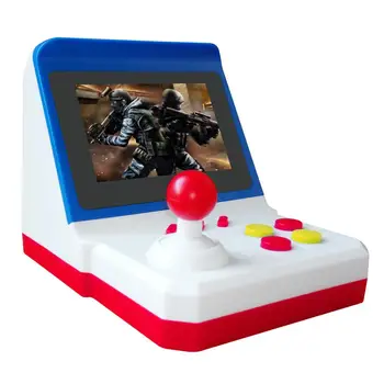

Retro Mini Arcade Red White Handheld Rocker Game Console 600 Game Retro Arcade 8BIT Restoring Ancient Ways Mini Arcade Palm M