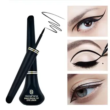 

HengFang 1 Pcs Black Long Lasting Eye Liner Pencil Waterproof Eyeliner Smudge-Proof Cosmetic Beauty Makeup Liquid TSLM1
