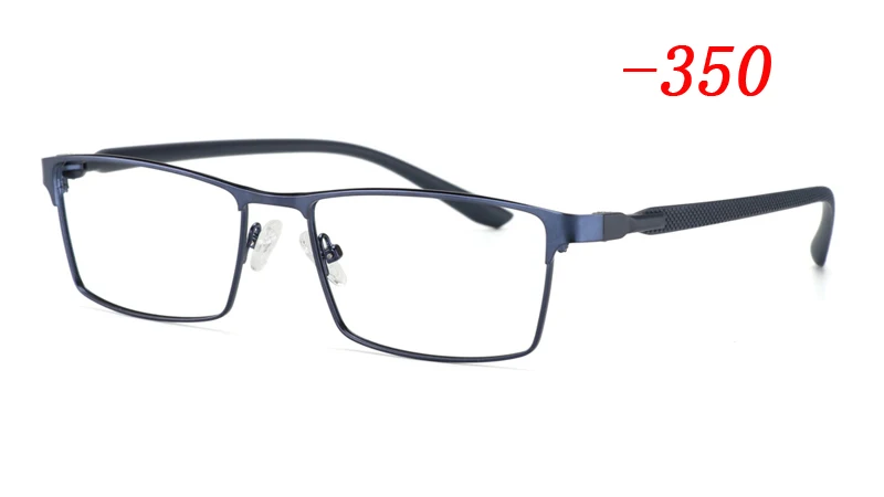Sun Photochromic Myopia eyewear TR90 Alloy Frame Finished myopia glasses frame comfortable slip-resistant eyeglasses frame Men - Цвет оправы: Светло-серый
