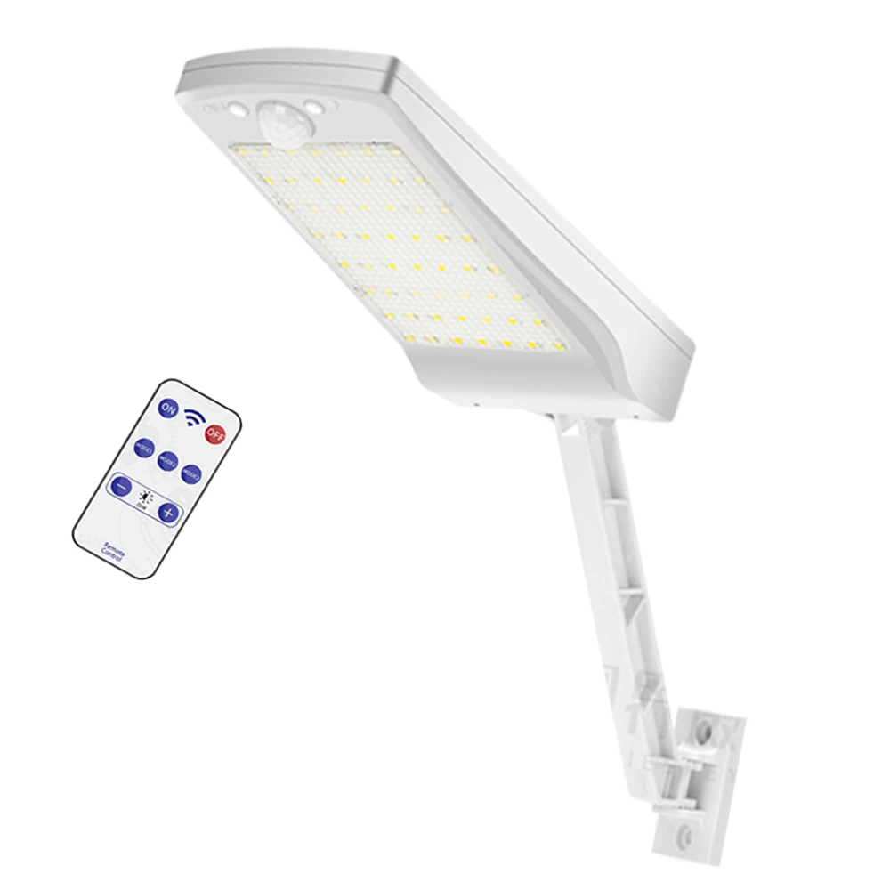 

Светодиодный кронштейн на солнечной батарее, s-образный уличный светильник с автоматическим датчиком движения компакт-дисков с дистанционным управлением, для сада