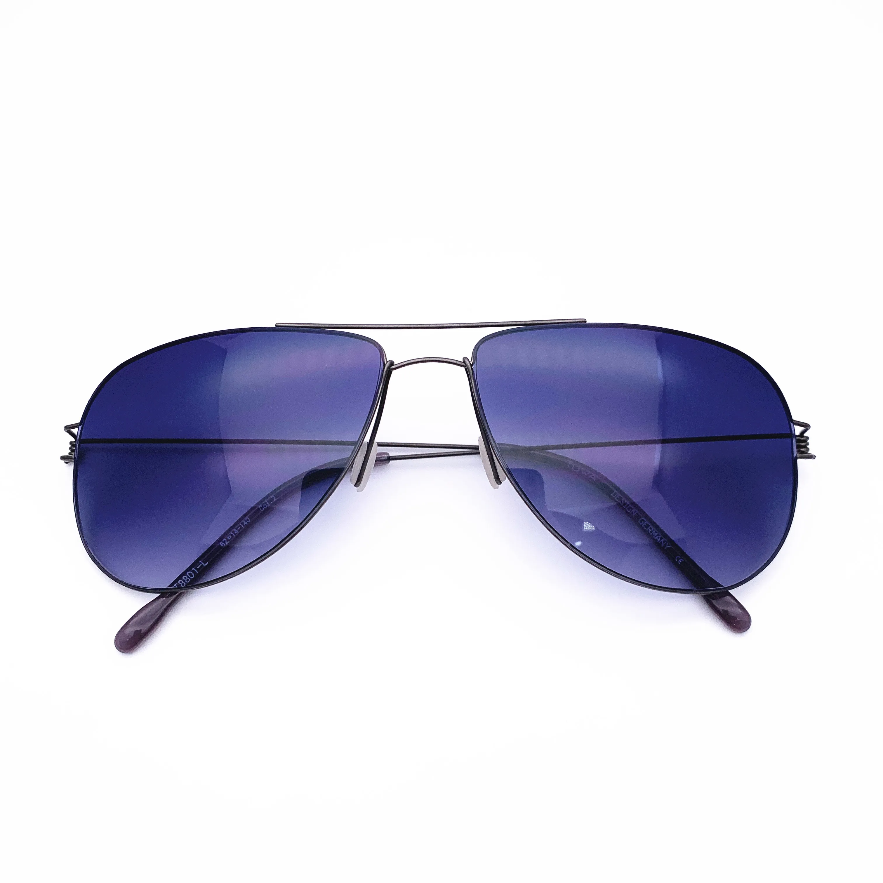 

Belight Optical Brand Design Women Men Pilot Shape Stainless UV400 Protection Ultra light Sunglasses with Case Oculos T8801