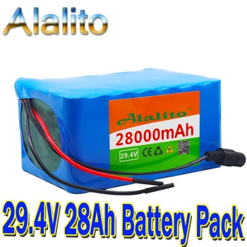 

2020 new 100% 7S5P 24v 28Ah battery 250w 29.4V 28000mAh lithium-ion battery for wheelchair electric bicycle pack with BMS
