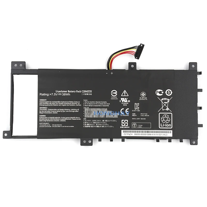HONGHAY C21N1335 Новый аккумулятор для ноутбука ASUS VivoBook S451 S451LA S451LB S451LN серия ультрабук 7 5