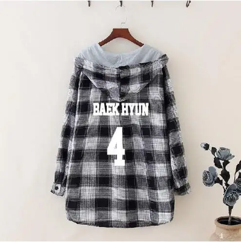 New Kpop exo SEHUN biology hoodie large yards lovers k-pop sweatshirt hood EXO with clothes Kpop streetwear clothes - Цвет: 3