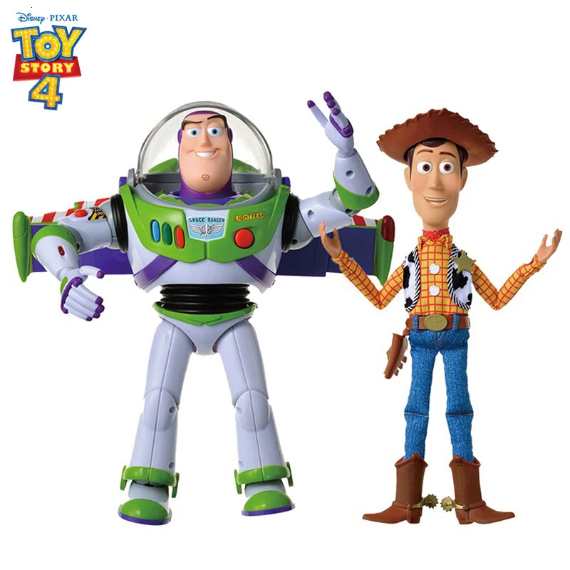Doll Fun Details about   Disney Deluxe Toy Story 4 Buzz Lightyear Sheriff Woody Jessie Action 4 