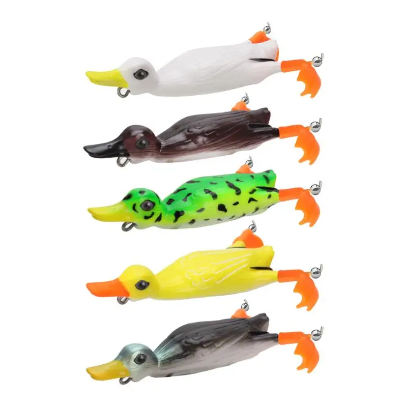 Мягкая Рыболовная Приманка Topwater Duck 11 см 25 г|Наживки| |