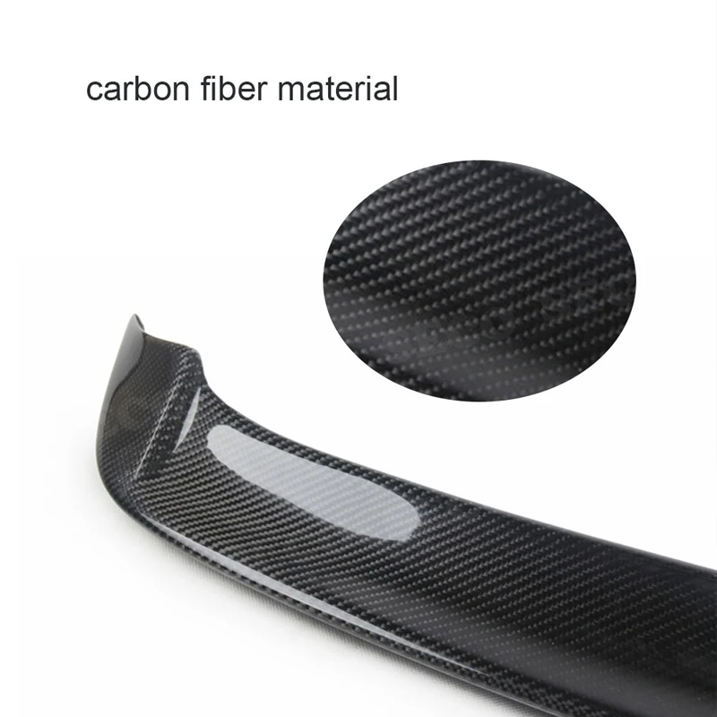 Карбоновое волокно/FRP задний спойлер на крышу оконные крылья для Volkswagen VW Golf 6 MK6 VI GTI R20 2010-2013 OS стиль спойлер - Цвет: Carbon Fiber