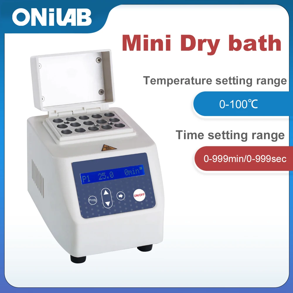 ONILAB MiniHC – bain sec chauffant de laboratoire avec Protection contre la surchauffe