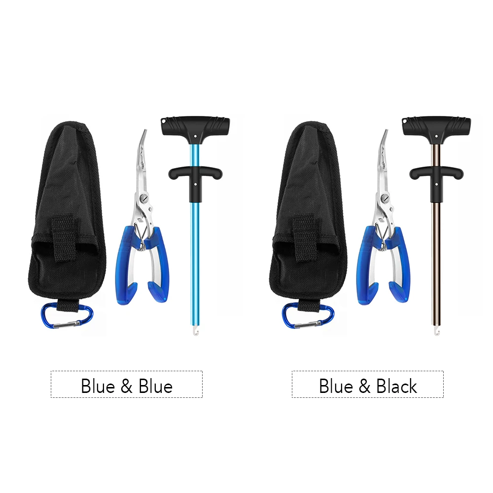

Stainless Steel Fish Pilers with Aluminum Alloy Fishing Hook Remover Extractor Fishing Tools Accessories for Fishing
