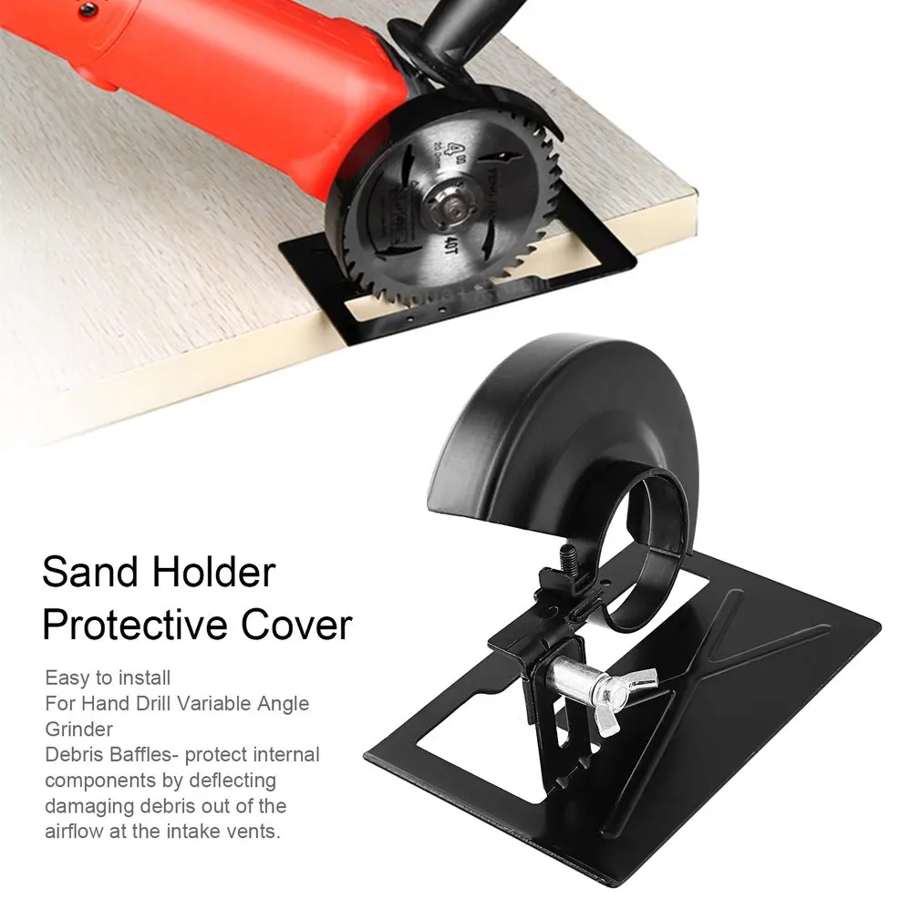  2018 New Grinder Angle Grinder Cutting Machine Lengthened Cutting Support Sand Holder + Protective 