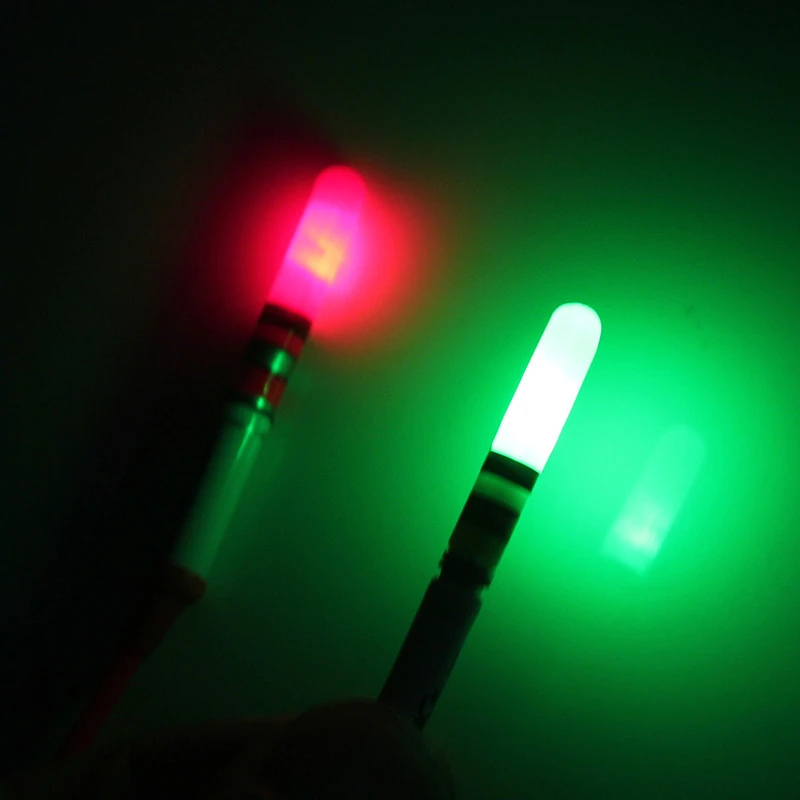 underwater pond lights 10Pcs Light Sticks Green / Red Work with CR322 Battery Operated LED Luminous Float Night Fishing Tackle B276 best underwater boat lights