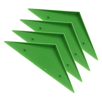 

ABS Green Table Corner Protector Table Corner Guard Triangle Table Corner for Table Football Foosball