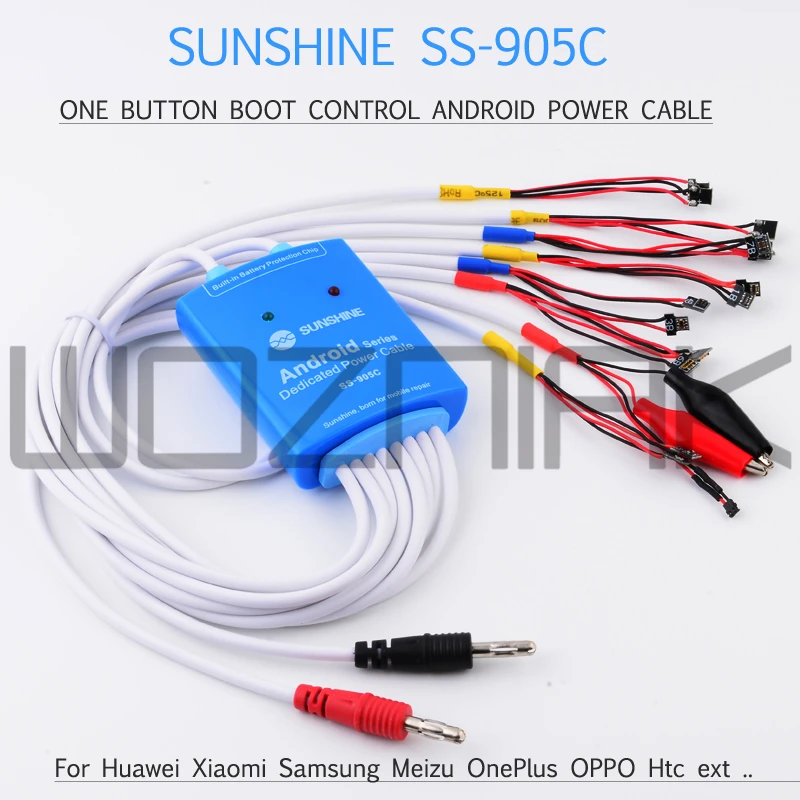  SS-905C Android One Button Boot Control Line For Huawei Xiaomi Samsung Meizu OnePlus OPPO Anti-Burn