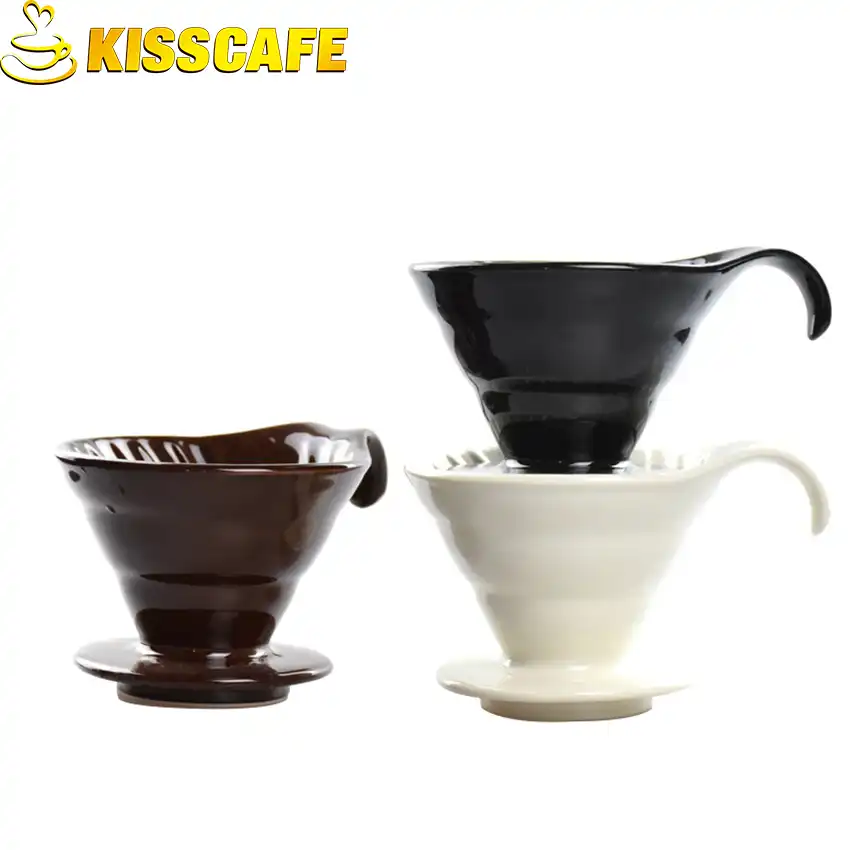 Ceramic Coffee Dripper Coffee Maker Style Coffee Drip Filter Cup Permanent Pour
