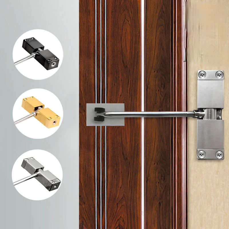 Upgrade Adjustable Speed Automatic Door Closer Stainless Steel Door Closing Device Furniture Hardware Fittings