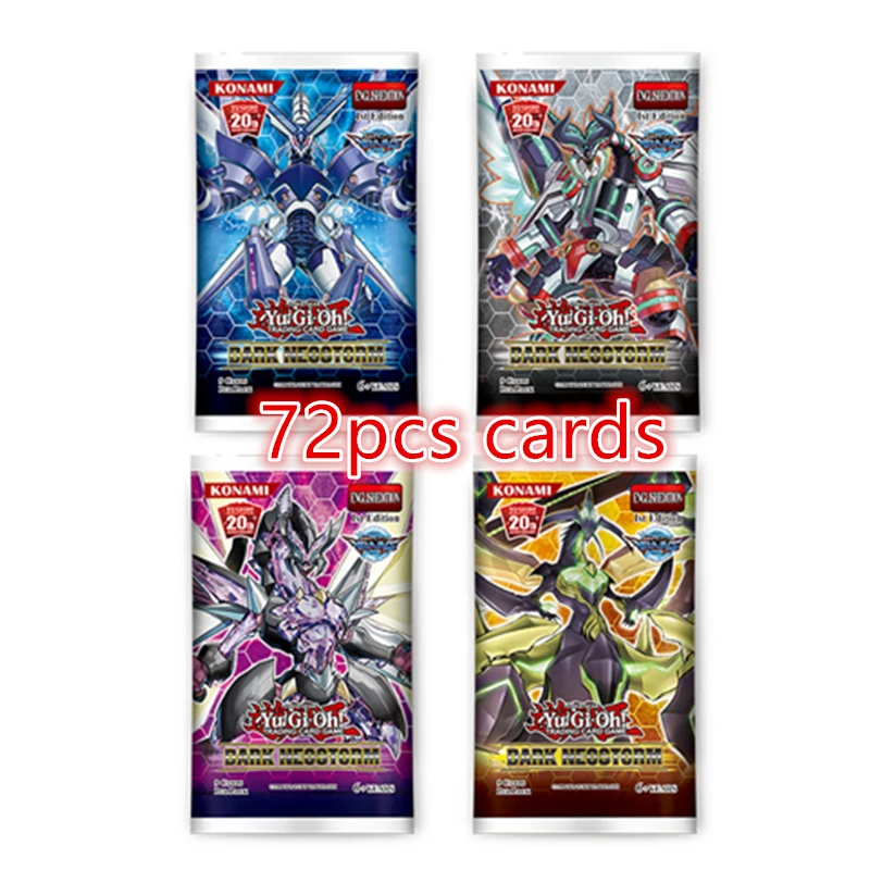 72pcs 216 шт./компл. Yu-Gi-Oh! игровые карты аниме Стиль с рисунком из японского мультфильма Yugioh коллекция карточная коробка для маленьких мальчиков игрушки для детей рисунок Cartas - Color: 72pcs