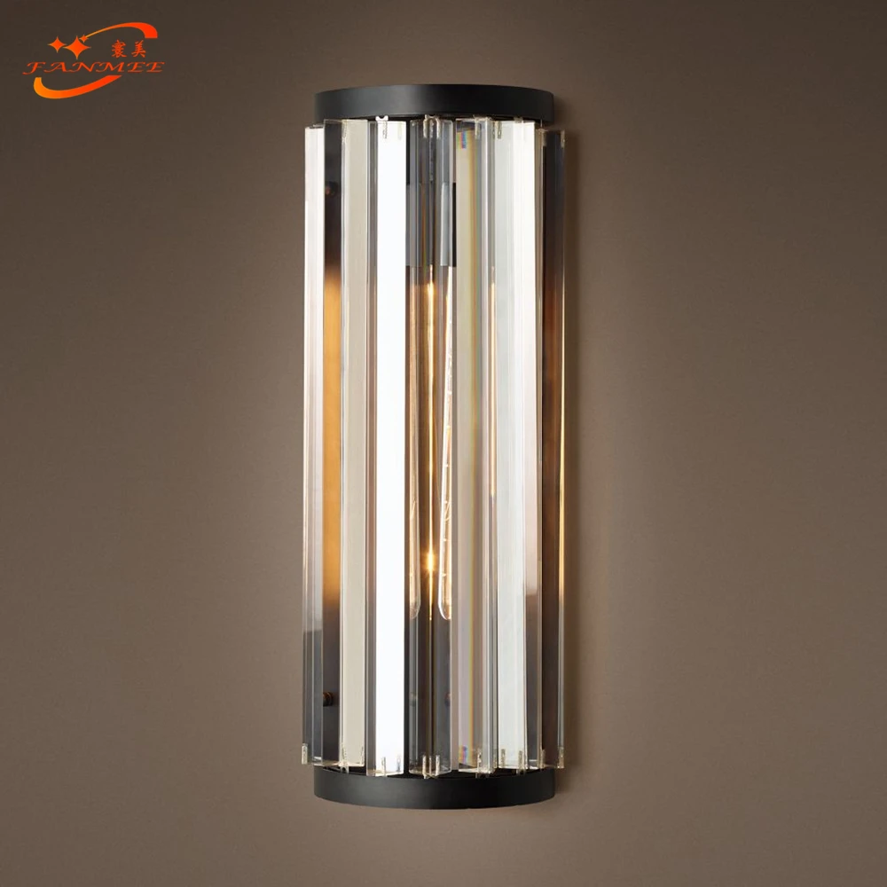 Modern Crystal Wall Lamp Modern Vintage Crystal Wall Lamp Wall Sconce Light for Home Hotel Bed Room Decoration