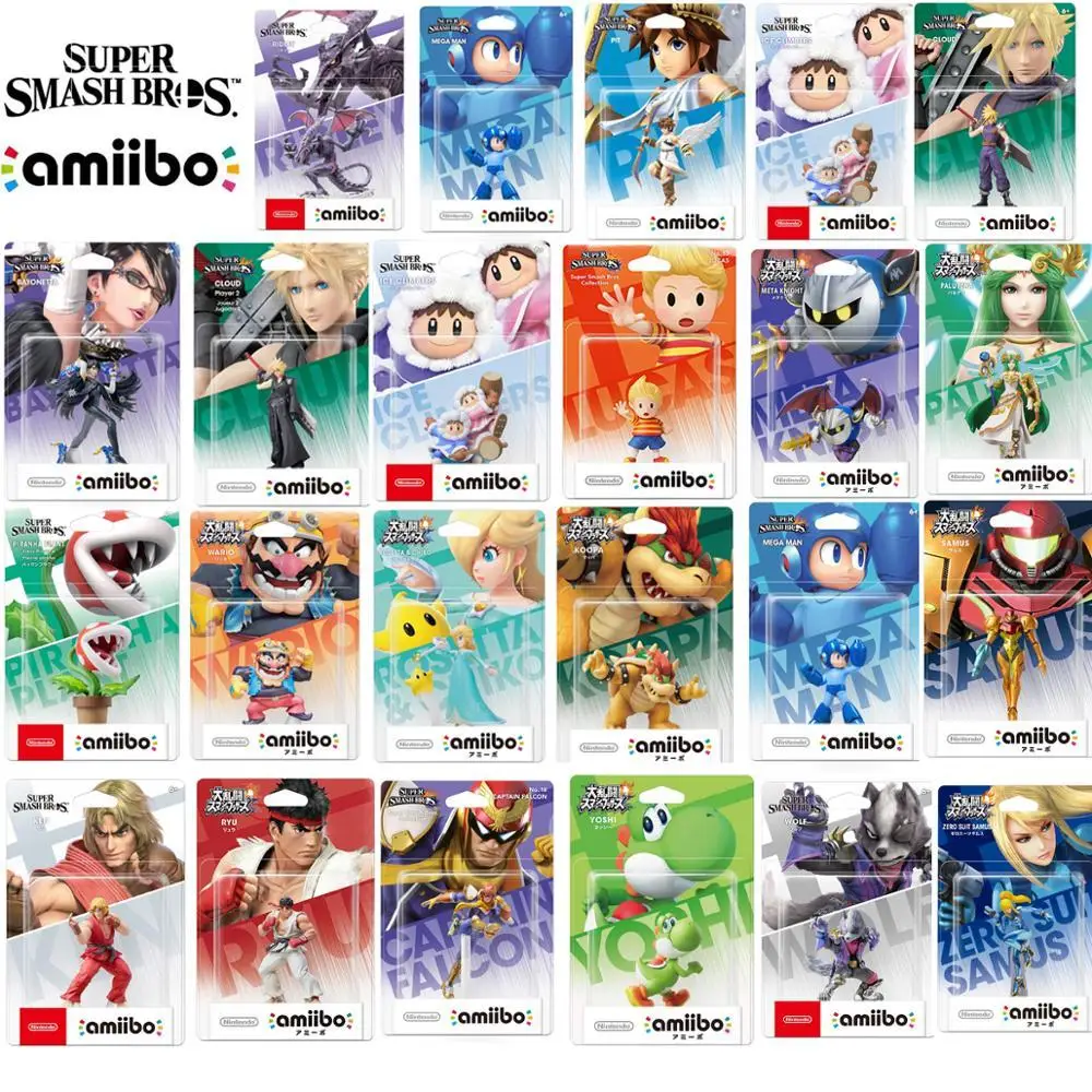 

Figura Amiibo de Super Smash Bros Series para Nintendo Switch completamente nuevas