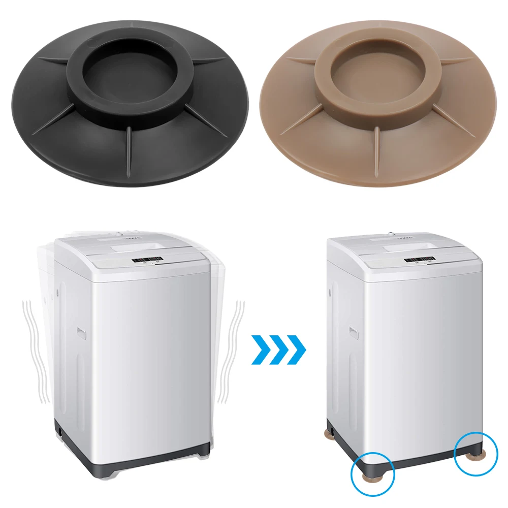 1 шт., эластичные черные защитные коврики для мебели, антивибрационные ...