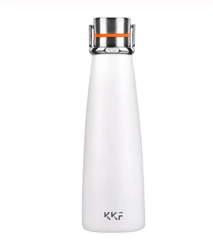 No Screen White Вакуумная бутылка Xiaomi KKF, 475 мл, термос из нержавеющей стали, 24 часа, термос, портативная Спортивная кружка для путешествий, холодная чашка - Цвет: No Screen White