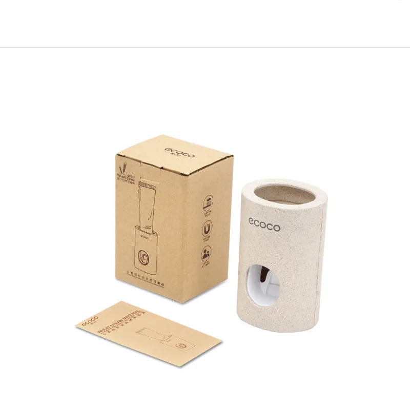 Creative Automatic Toothpaste Dispenser Dust-proof Modern Toothbrush Mount Stand Bathroom Accessories Household Goods Holder