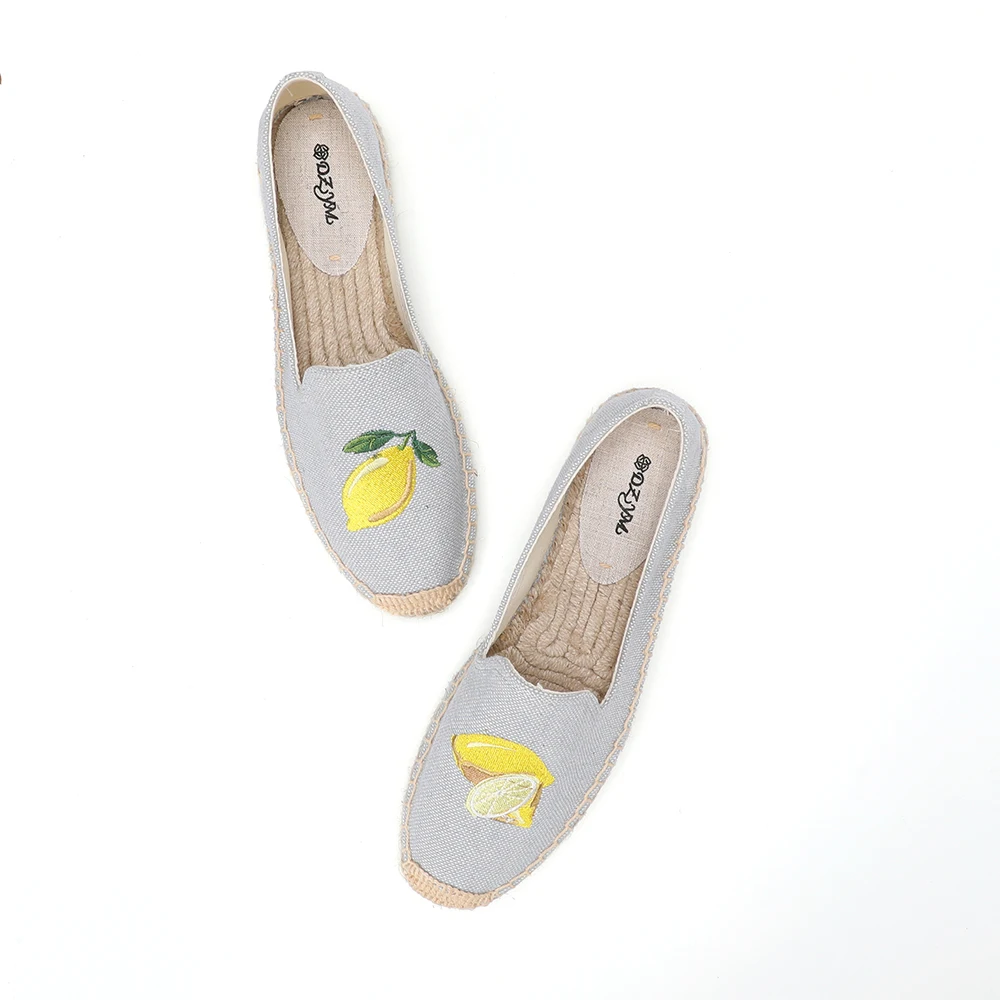 2021 New Zapatillas Mujer Casual Sapatos Tienda Soludos Shoes Flats Size Grey Sandals Platform Espadrilles For Flat Closed Toe 6