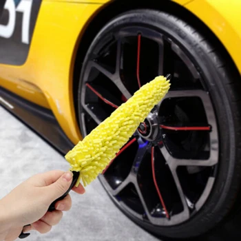 

Universal Car Auto Wheel Tyre Rim Cleaning Brush Cleaning Washing Tool