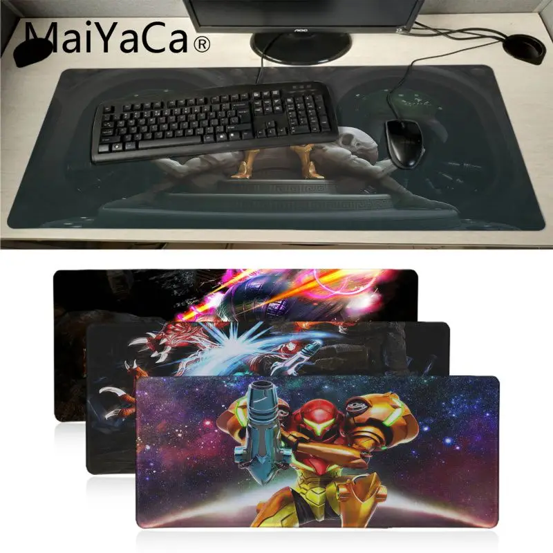 

Metroid Samus Gamer Speed Mice Retail Small Rubber Mousepad BIG SIZE Rubber Game Mouse Pad for dota2 Game Playing Lover