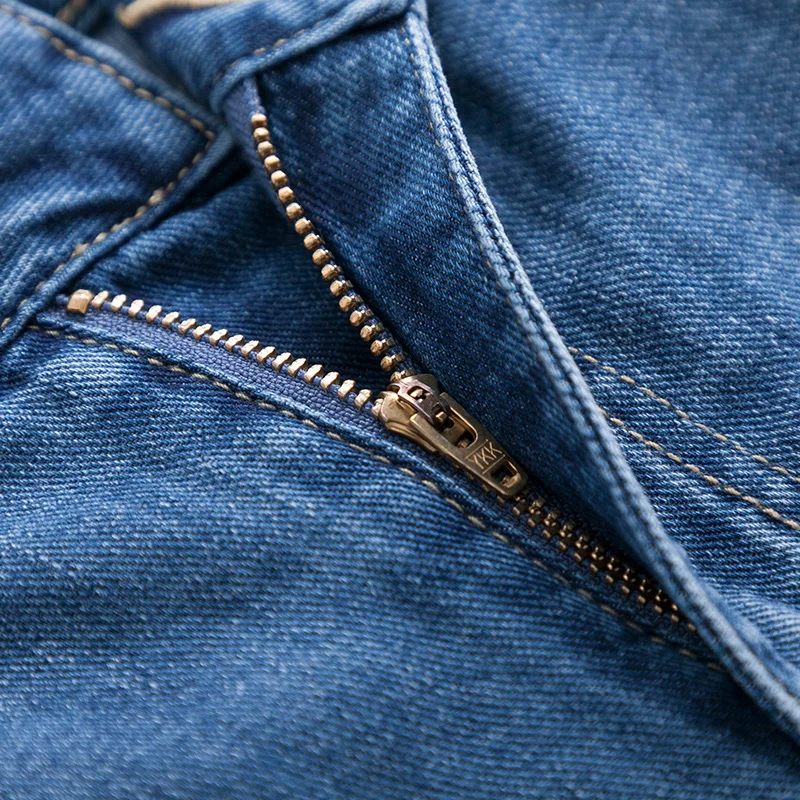 Мужские джинсовые шорты SEMIR летние тонкие с дырками студенческие свободные брюки