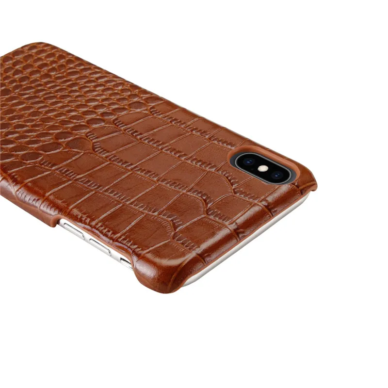 BestNull первый слой коровьей крокодиловой кожи линии задняя крышка чехол для iPhone XS Max смартфон