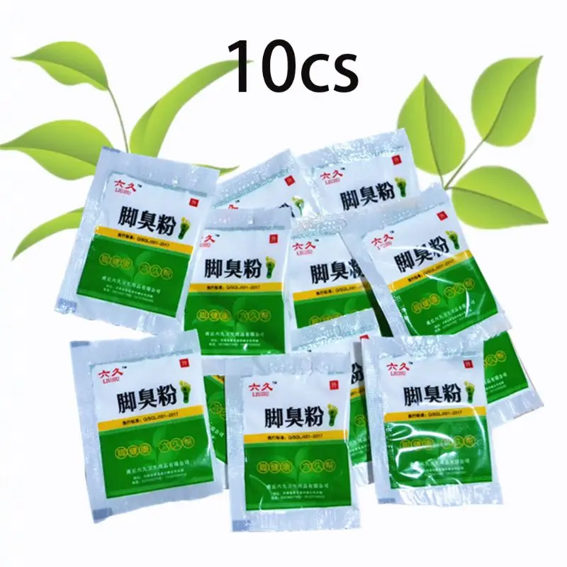 10 Bag Fungal Infections Soak Foot Bath Powder SPA Feet Care Odor Remover Sweat Itching Peeling 2