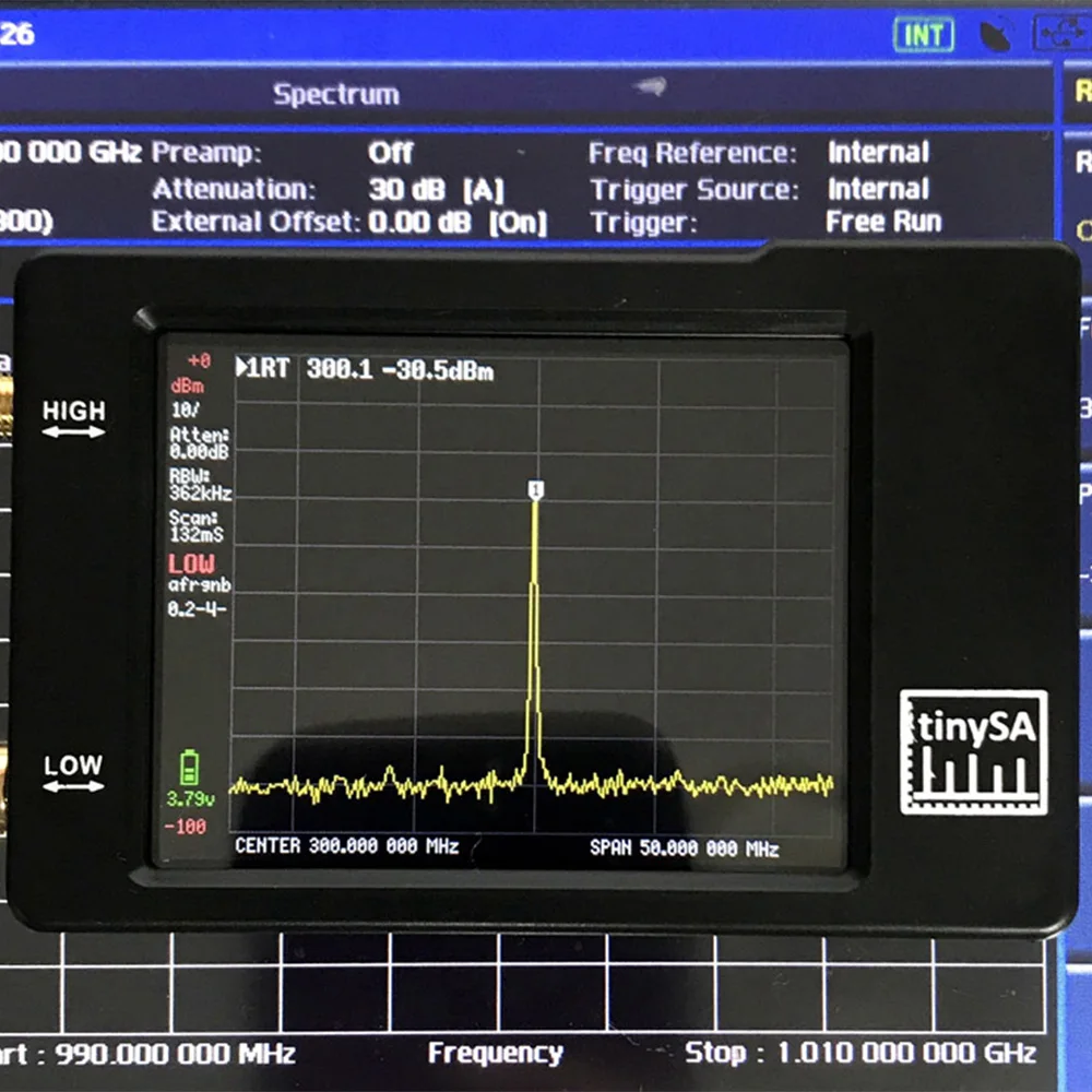 Spectrum Analyzers Tiny Spectrum Analyzer TinySA Handheld Two Inputs 2.8\ Electronic Measuring