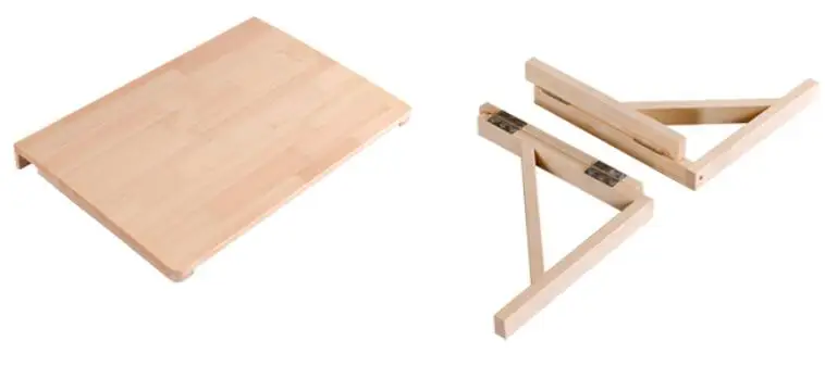 80*50 см настенный стол для ноутбука из цельного дерева Многофункциональный складной стол для учебы