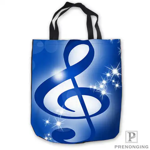 Пользовательские холст музыкальная гитара ToteBags ручные сумки сумка для покупок