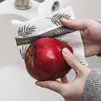 

1 Roll Nordic Kitchen Dishwashing Paper Towel Absorbent Paper Paper Wet Lazy Tools Dry Kitchen Paper Kitchen Oil-absorbing W7R0