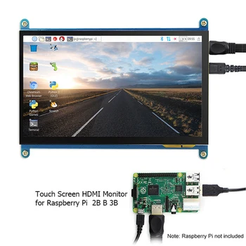 

7-inch 16:9 Capacitive Touch Screen HDMI HD Display For Raspberry Pi 3B/3B+4B