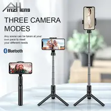 PINZHENG Беспроводная Bluetooth селфи палка мини штатив монопод для iPhone/huawei/Xiaomi селфи палка штатив выдвижной складной