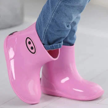 

Kids Shoes Rain Boots Kids Waterproof Cartoon Pig Baby Boy Shoes Kids Shoes for Girl Toddler Rain Boots
