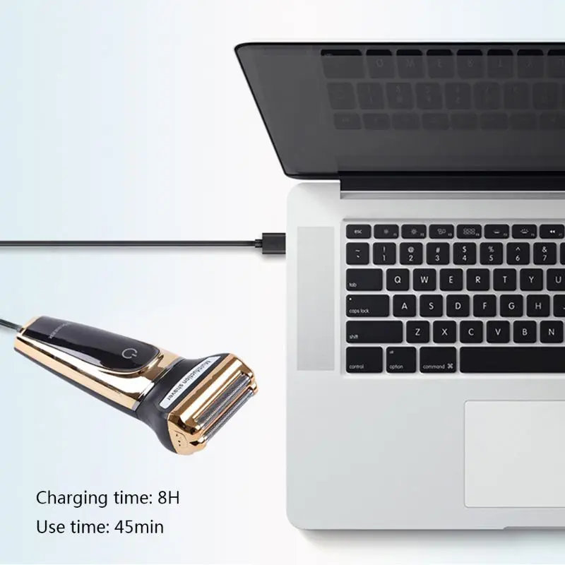 3 в 1 ЖК USB Водонепроницаемая машинка для стрижки волос Профессиональный электрический электробритва Эпилятор средство для удаления волос из носа водонепроницаемый борода тримме
