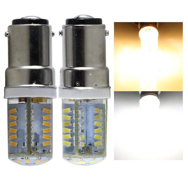 Миниатюрная светодиодная лампочка кукуруза B15 B15D 12 В super 3014 smd энергосберегающая